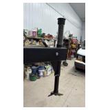 Mayflower Red Tire Changer with a bead blaster.