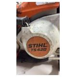 Stihl TS 420 Cutquik cut-off machine.