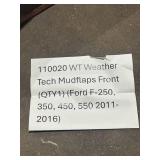 WeatherTech Front Mudflaps For 2011-2016 F250,350,450.