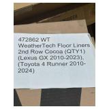 WeatherTech 2nd Row Liner for 10-23 Lexus GX/10-24 Toyota 4 Runner