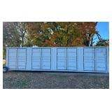 MMPU1069991 // 40 Ft High Cube Sea Container with 4 Sets of Side Doors