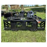 FUTURE Skid Steer Rock Grapple Bucket/Hollow Wood Grabber (FU-HWG72C)