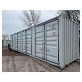 CFGU4046279 // 40 Ft High Cube Sea Container with 4 Sets of Side Doors