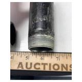 Black Steel Pipe 4"x1.5" Nipple Fittings