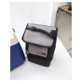 Coleman 48-quart Cooler, Coleman FlipLid 5-quart cooler, 1/2 gallon water jug, insulated lunch box