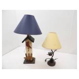 Rustic Cabin Themed Table Lamps