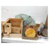 Vintage Duck Decoys, Bird House Nest, Knitting Needles