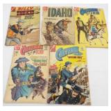 Vintage Comics. 5ct. Dell, Charlton, Cheyenne Kid