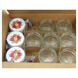 Kerr Decorated Jam & Jelly Jars with Rings and Lids (10ct)
