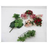 Artificial Flowers. Round for Candles