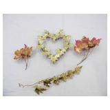 Vintage Homco Metal Maple Leaf & Ivy Wall Decor