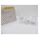 Princess House: 3 PC. Crystal Canister Set