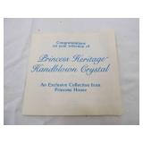 Princess Heritage Handblown Crystal Bowl Vases