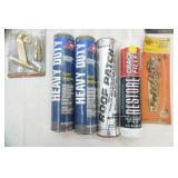 Construction Adhesive, Roof Patch, Crack Sealer, Knee Pads, Leather Tool Pouch, Variety of Hardware