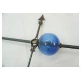 Lightning Rod  Globe has crack