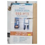 NEW Keystone Maxx Glass Pivot Shower Door.Model 55S-HS3