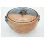 Handmade Glazed Stoneware Casserole Dish. Adama Studio Pottery