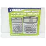 NEW Members ark 2-Line Business Calculators