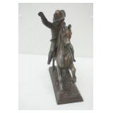 Antique Buffalo Bill Cody Spelter Sculpture