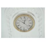 Waterford Ireland Etched Crystal Clock