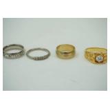 Jewelry Lot: Rings. 13