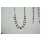 Vintage Rhinestone Necklaces & Bracelets
