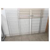 6 Industrial Metal Shelving Racks. 18.25"x4