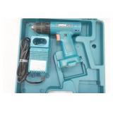 Makita Cordless Drill/Driver, Charging Block, Case