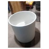 Fiberglass Soaking Tub. New. "Smoke" Color. Victorian Bathtubs. 30" diameter by 29" high