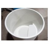 Fiberglass Soaking Tub. New. "Smoke" Color. Victorian Bathtubs. 30" diameter by 29" high