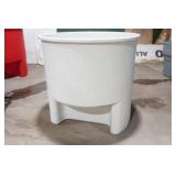 Fiberglass Soaking Tub. New. "Smoke" Color. Victorian Bathtubs. 30" diameter by 29" high