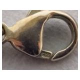 Sterling Silver Caviar Beaded Necklace & Bracelet Set