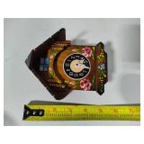 Hand Painted Wood Mini Clock