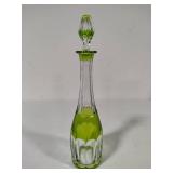 Signed Val Saint Lambert Crystal Decanter w/Stopper