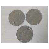 Bank of England Note Featuring Queen Elizabeth II + Misc Coins