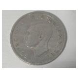 Bank of England Note Featuring Queen Elizabeth II + Misc Coins