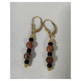 14K 1/20 Carnelian Beaded Necklace, Bracelet & Earring Set