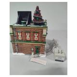 Department 56 "City Lights Christmas Trimmings" Original Snow Village & Chapel
