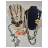 Assorted Floral Themed Jewelry