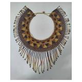 Incredible Large Beaded Bib Necklace