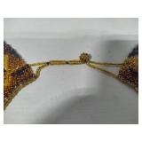 Incredible Large Beaded Bib Necklace