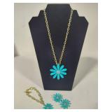 *Rare* Heidi Daus "Flower Power" Necklace/Bracelet/Earring Set