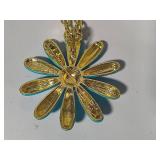 *Rare* Heidi Daus "Flower Power" Necklace/Bracelet/Earring Set