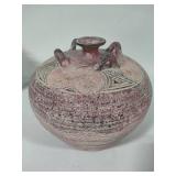 Terra Cotta Redware Pottery Vase