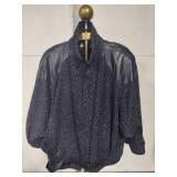 David Benjamin Wool/Leather Accented Jacket (Size 15)