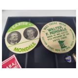 Assorted Pins/Buttons & Drawer Organizer