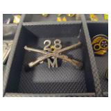 Assorted Pins/Buttons & Drawer Organizer