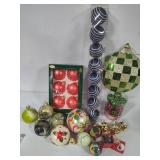 Assorted Glass Ornaments - Some Vintage & Jingle Bells