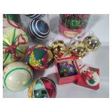 Assorted Glass Ornaments - Some Vintage & Jingle Bells