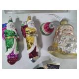 Mouth Blown Glass Ornaments - Some Vintage